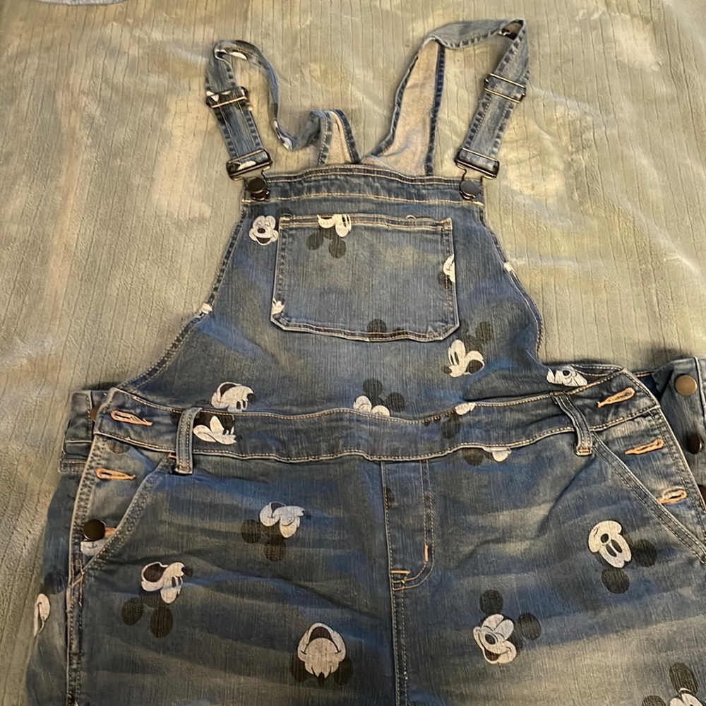 Disney from Torrid-Mickey Mouse overall shorts